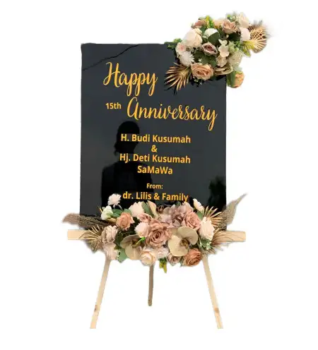 Papan Bunga Akrilik Moyo Hulu