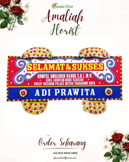 Papan Bunga Ucapan Selamat Moyo Hulu