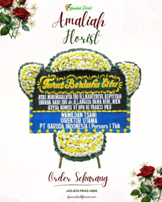 Papan Bunga Duka di Moyo Hulu