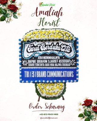 Papan Bunga Duka di Moyo Hulu